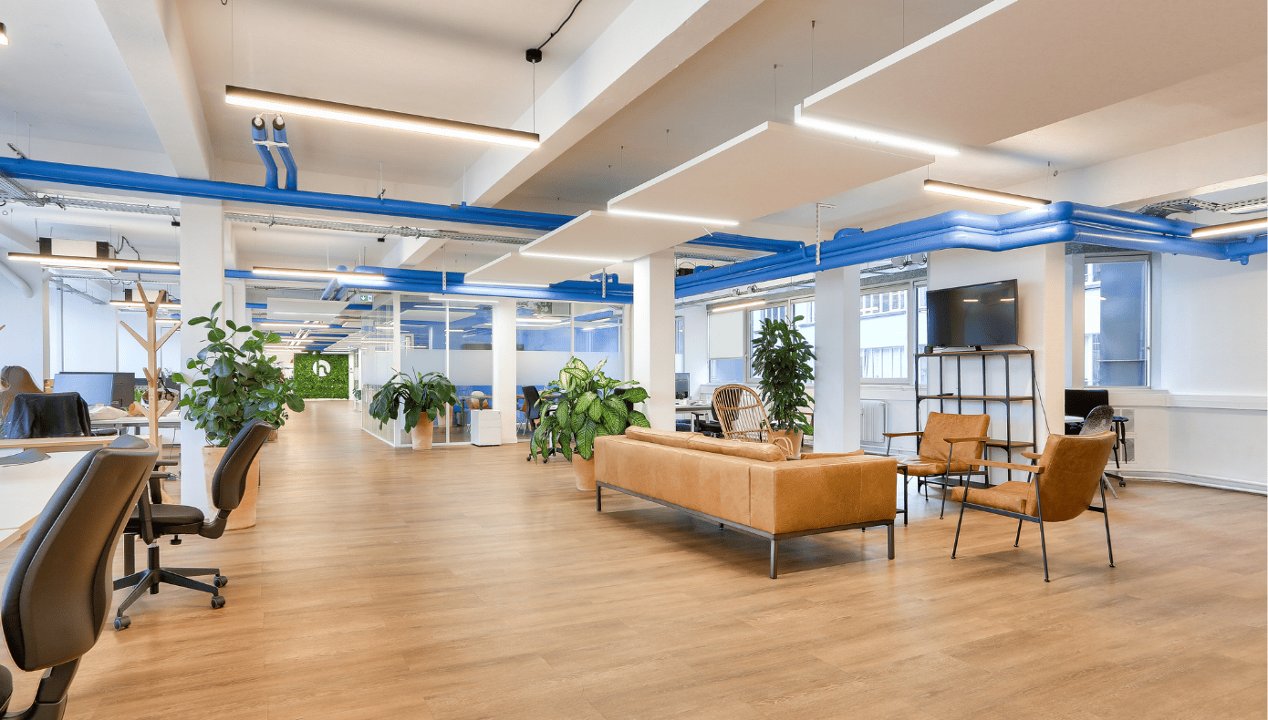 Coworking lounge at Hiptown Canal Saint-Martin