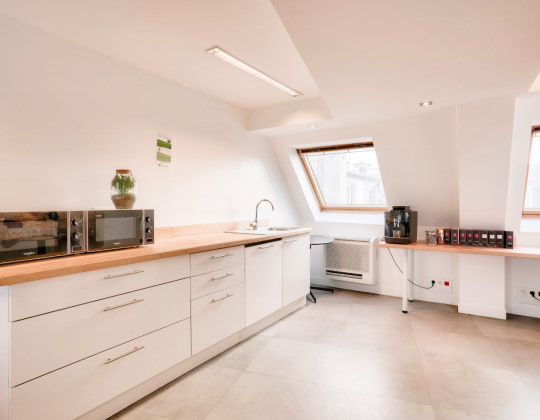 Hiptown - Bureaux opérés à louer - 75009 - Paris Grand Boulevard - Ile-de-France - Espace détente, cuisine