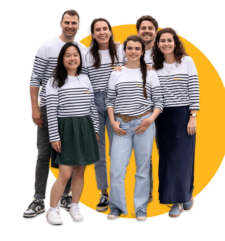 Équipe Hiptown - City Managers and co-founders join forces to help companies build flexible offices in France