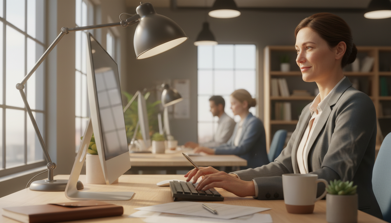 découvrez comment choisir l'éclairage optimal pour améliorer votre concentration et votre productivité au travail grâce à des conseils pratiques et adaptés.