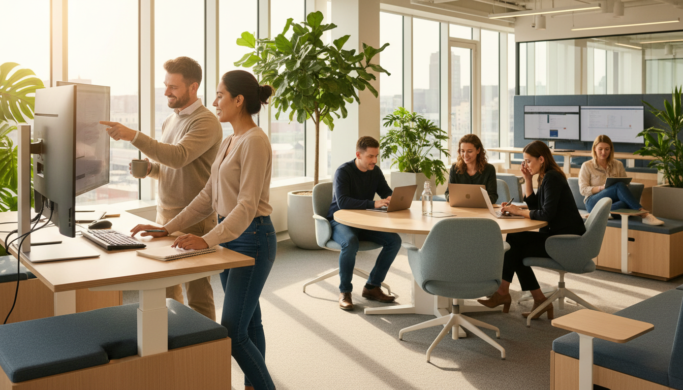 discover our practical advice on how to successfully set up your flexoffice workspace, combining flexibility, comfort and productivity.