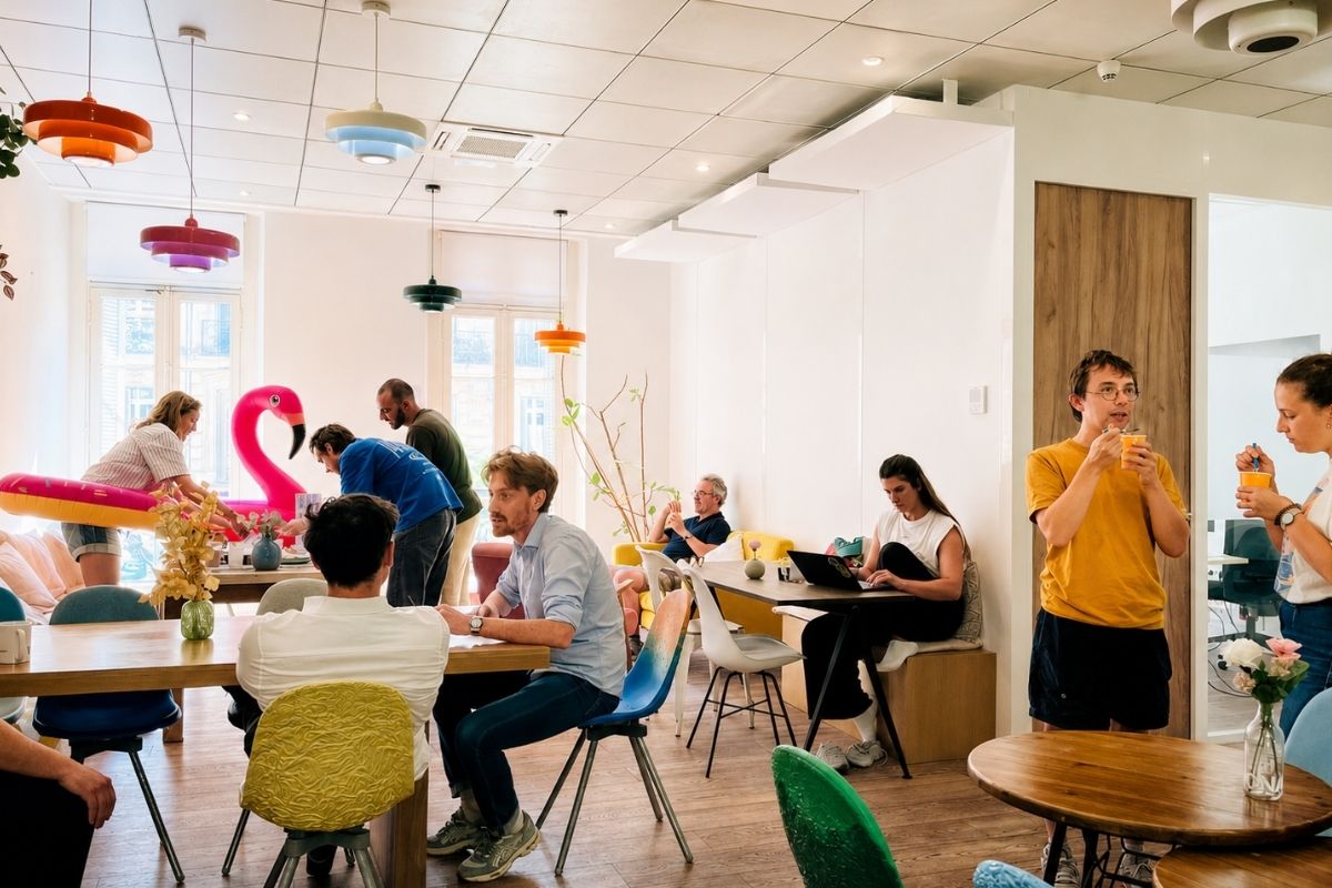 Salle de réunion ou lieu adapté pour organiser un événement professionnel, un atelier ou une formation